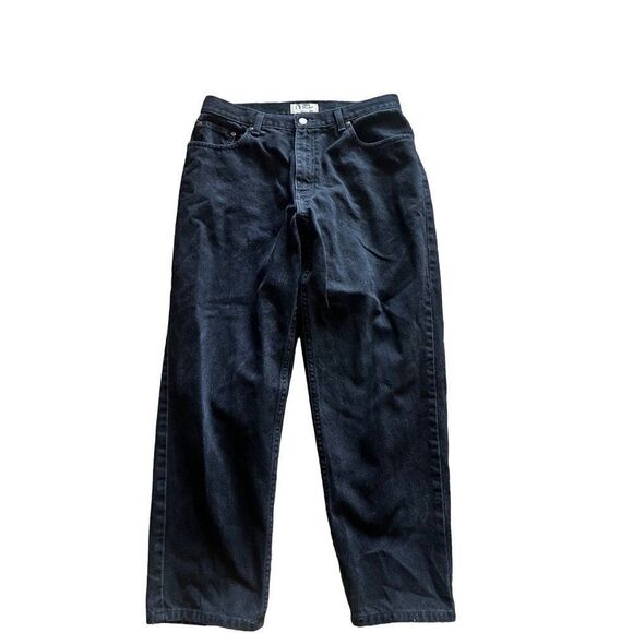 4/$25 Vintage L.L bean black petite jeans size 14 - Picture 2 of 4